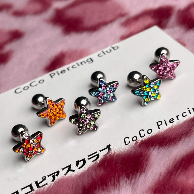 coco様　チタンピアス4点　通常ピアス1点 ピアス 超極小 1.6mm 22G 小さすぎる 小さい 極小 医療用金属