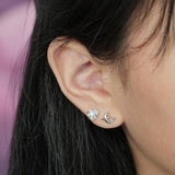 [3個セット]月の花守護 ピアッシング 16G