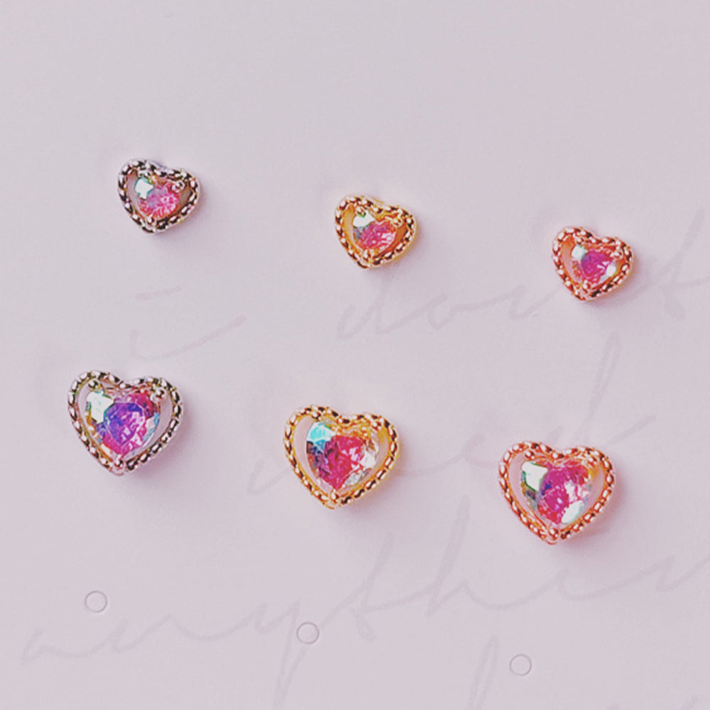 [AB] ハート Lovesick  (ピアス/ピアッシング) 16G (3Color 2Size)