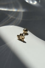 14k heart twinkle piercing 21G