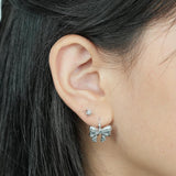 [企画商品]サージカル リボン3種 ワンタッチリング ピアス(3Type) 20G - 4MiLi (フォーミリ)