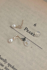 14k coil pearl earrings (1 pair) - 4MiLi (フォーミリ)