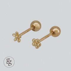 14k petit flower piercing (2type) 21G