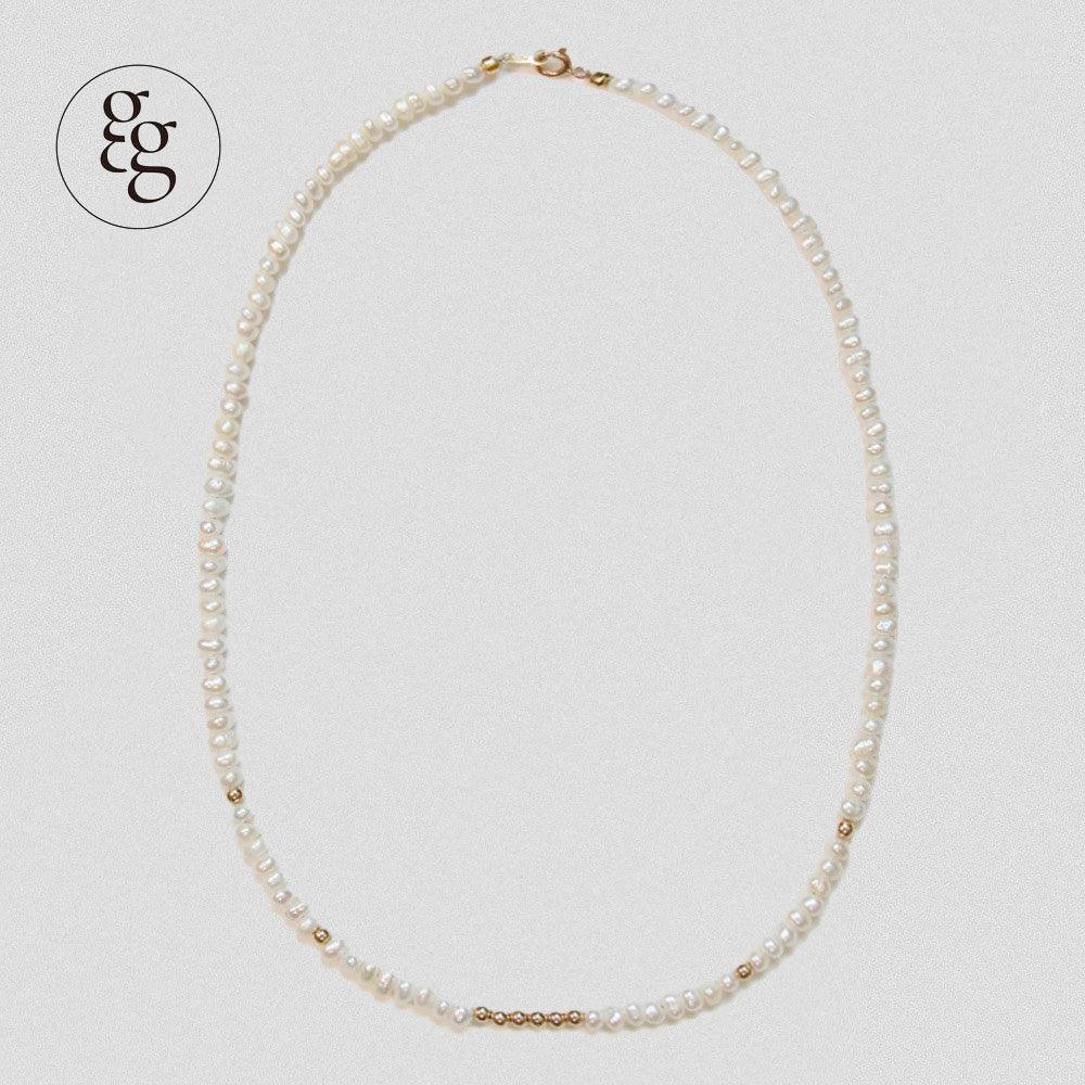14k gold ball pearl necklace - 4MiLi (フォーミリ)