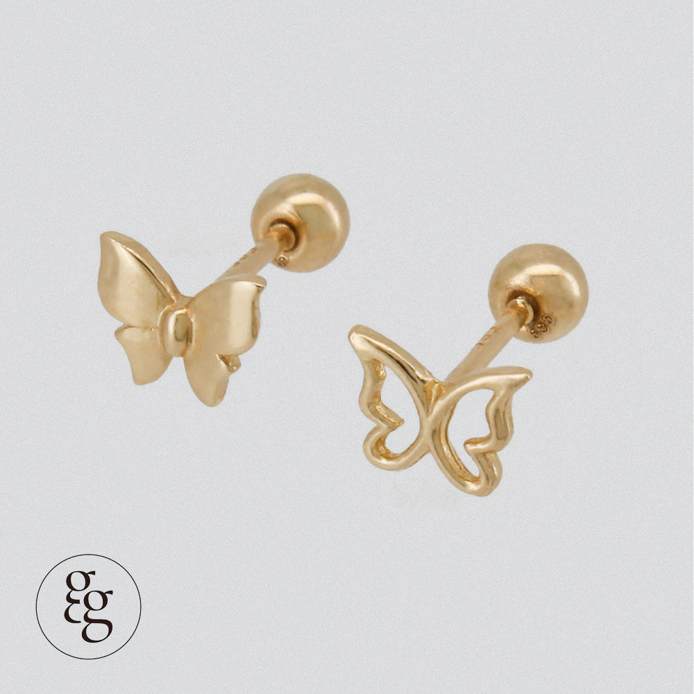 14k butterfly piercing (2type) 21G