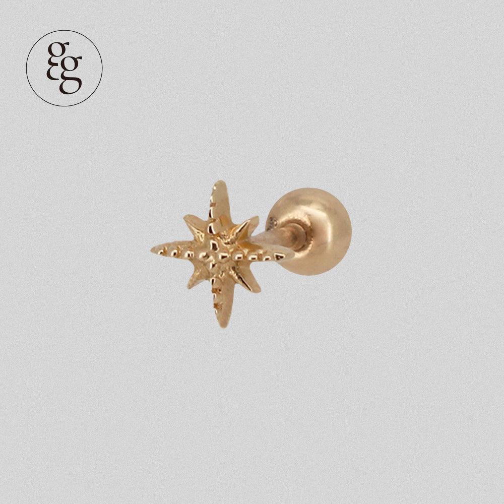 14k dot sparkle piercing earrings 21G - 4MiLi (フォーミリ)