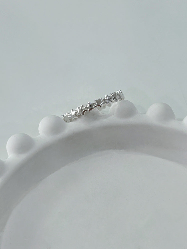 [925 Silver]ミニ 星 スター リング 指輪