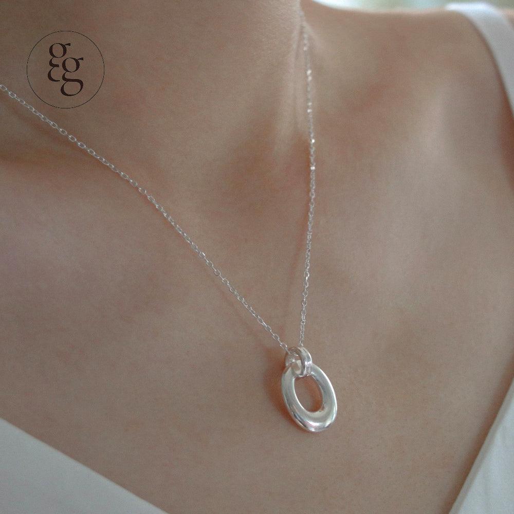 silver925 doughnut necklace (2color) - 4MiLi (フォーミリ)