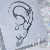 [4set][925 Silver]バブルバブル ミルキーブルー キュービック ハート ピアッシング - 4MiLi (フォーミリ)