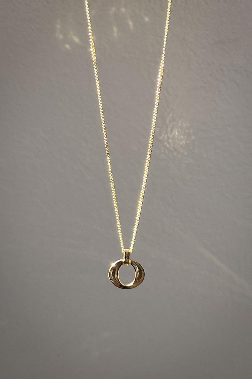 14k oval hinge necklace - 4MiLi (フォーミリ)
