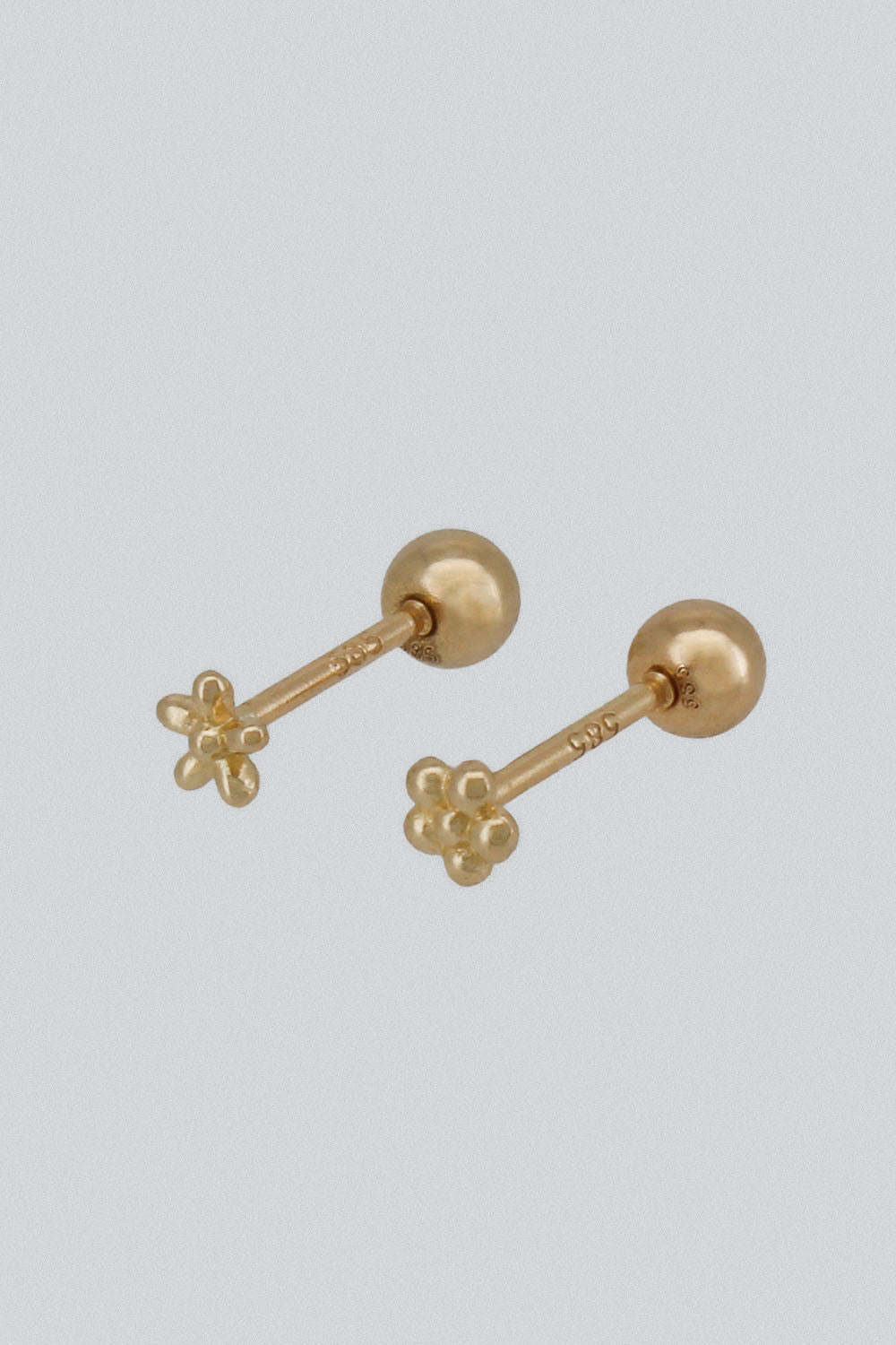 14k petit flower piercing (2type) 21G