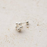 【即納】[925 Silver]真珠 花 フラワーピアス ボールキャッチ 20G - 4MiLi (フォーミリ)