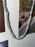 グレー 淡水真珠 ボールド ネックレス - 4MiLi (フォーミリ)