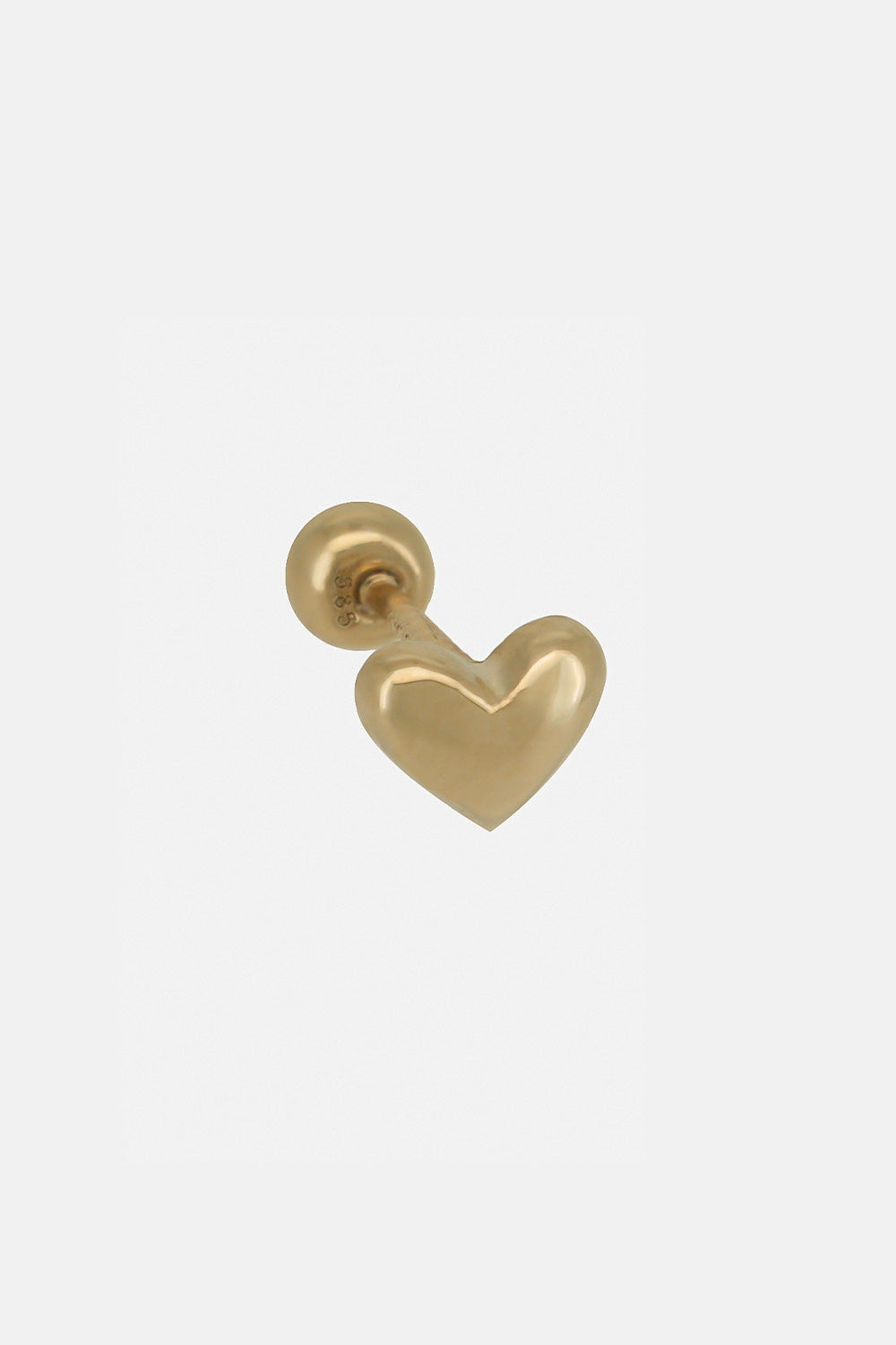 14k volume heart piercing 21G