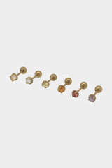 14k gemstone candy piercing (6Color) 21G