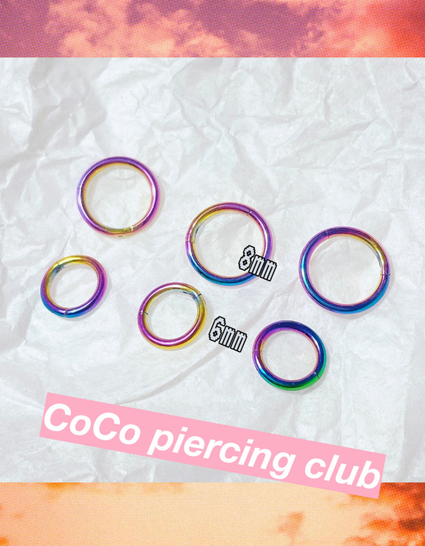 [Surgical] Goldfish 16G (8 Colors) Body Piercing Cartilage Piercing Single Ear 