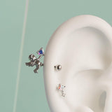 【即納】[16G/14G] かわいい アンテナヘリックス ボディピアス 軟骨ピアス 片耳用 16G コレクション