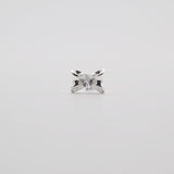 [925 Silver]ユニーク ハート リボン ピアス (5Color) - 4MiLi (フォーミリ)