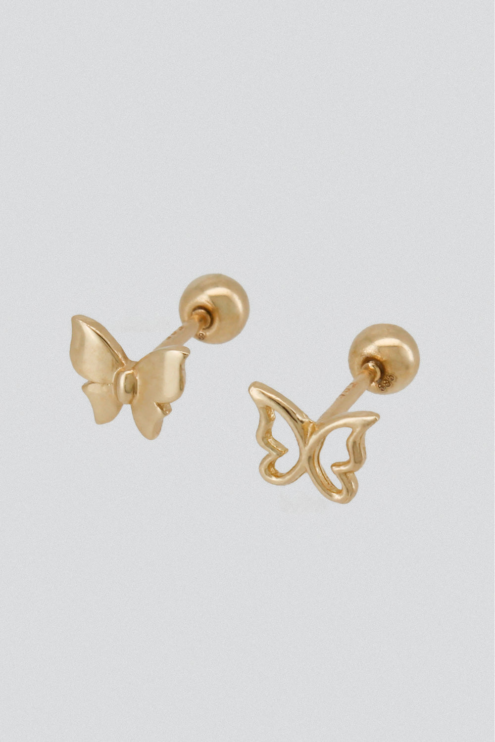 14k butterfly piercing (2type) 21G