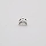 [925 Silver]ユニーク ハート リボン ピアス (5Color) - 4MiLi (フォーミリ)
