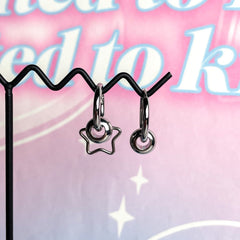 [Surgical] Heart &amp; Star Industrial (4Types) 16G Body Piercing COCO.MADE 