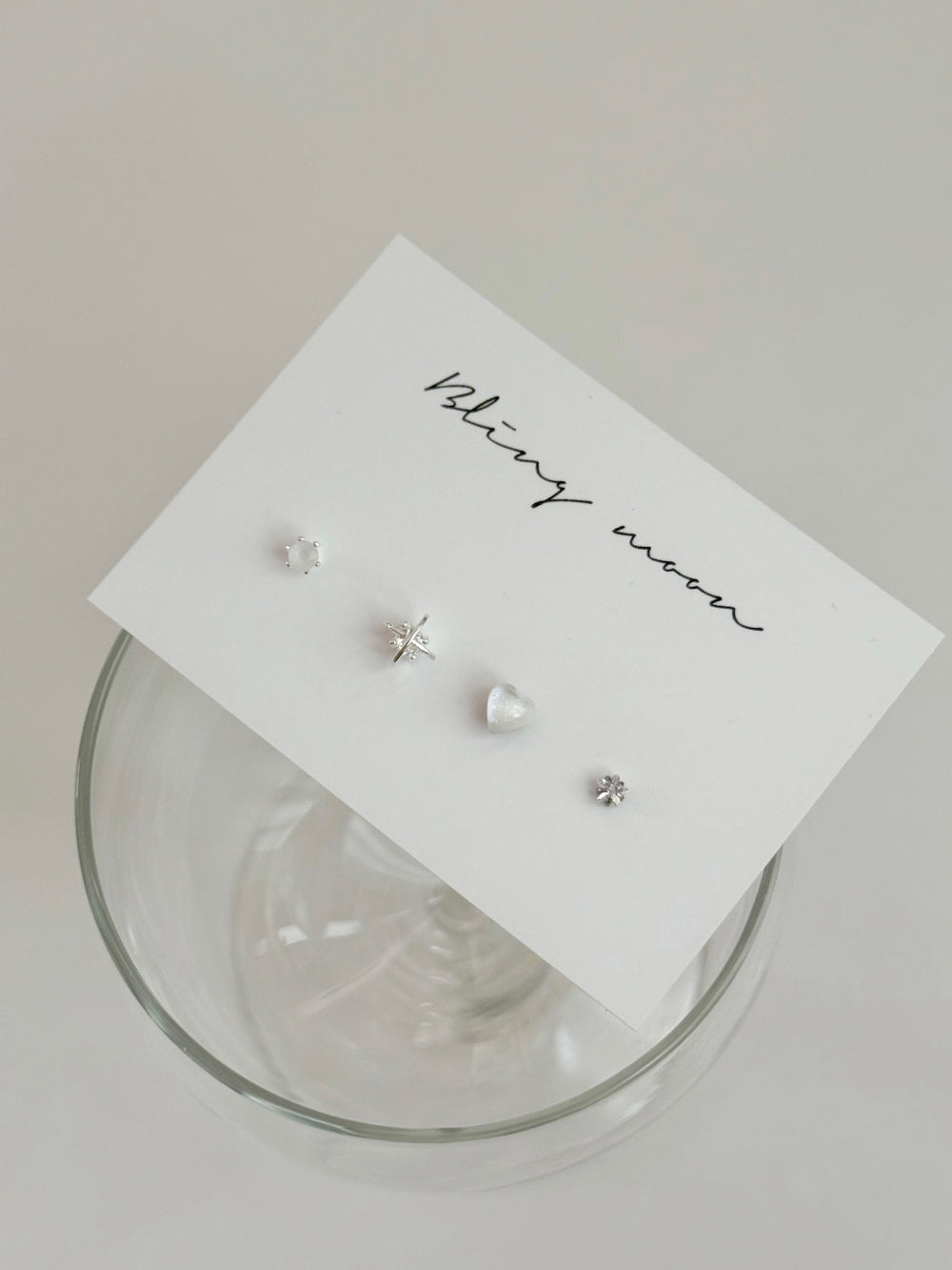 [5set] Heart &amp; Twinkle 16G Body Piercing Antique Unique y2k 