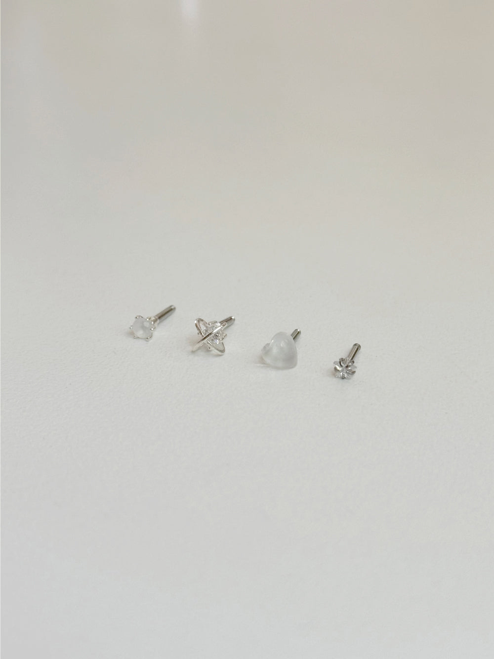 [5set] Heart &amp; Twinkle 16G Body Piercing Antique Unique y2k 