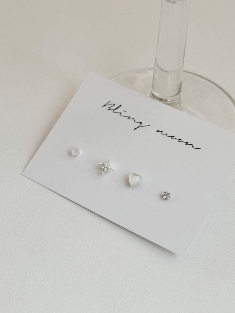 [5set] Heart &amp; Twinkle 16G Body Piercing Antique Unique y2k 