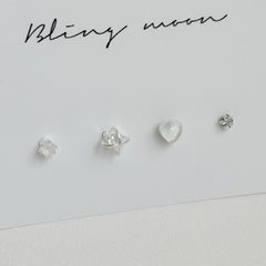 [5set] Heart &amp; Twinkle 16G Body Piercing Antique Unique y2k 