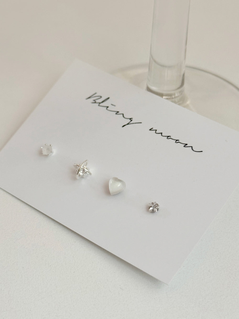 [5set] Heart &amp; Twinkle 16G Body Piercing Antique Unique y2k 