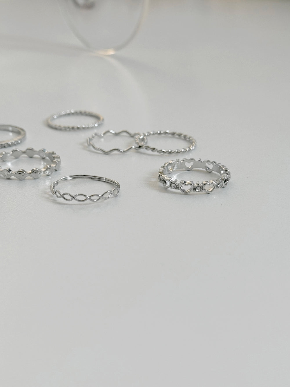 [5set] Heart &amp; Twinkle 16G Body Piercing Antique Unique y2k 