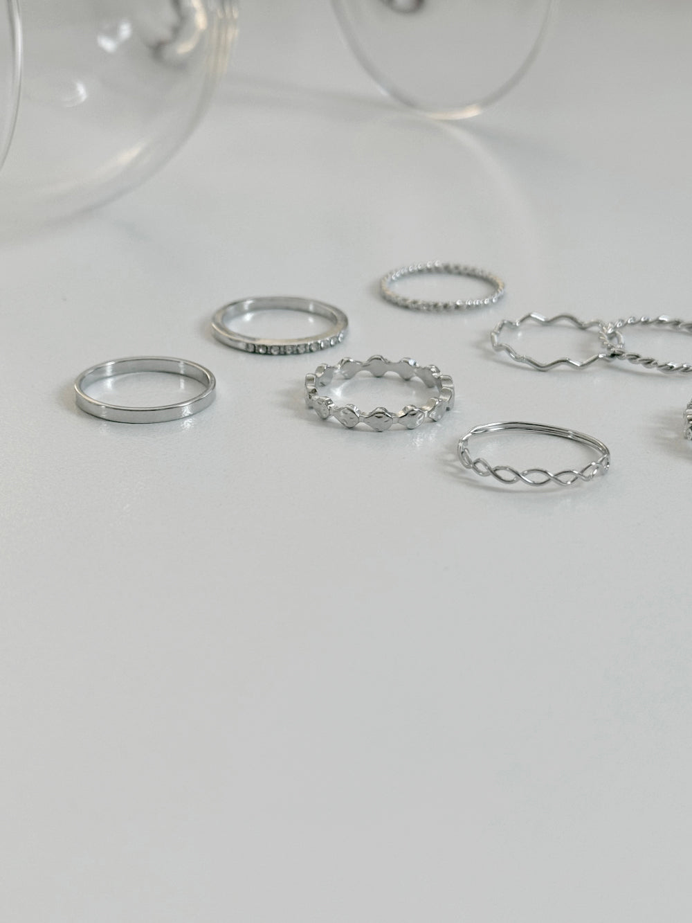 [5set] Heart &amp; Twinkle 16G Body Piercing Antique Unique y2k 