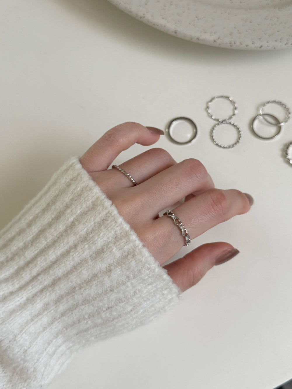 [5set] Heart &amp; Twinkle 16G Body Piercing Antique Unique y2k 