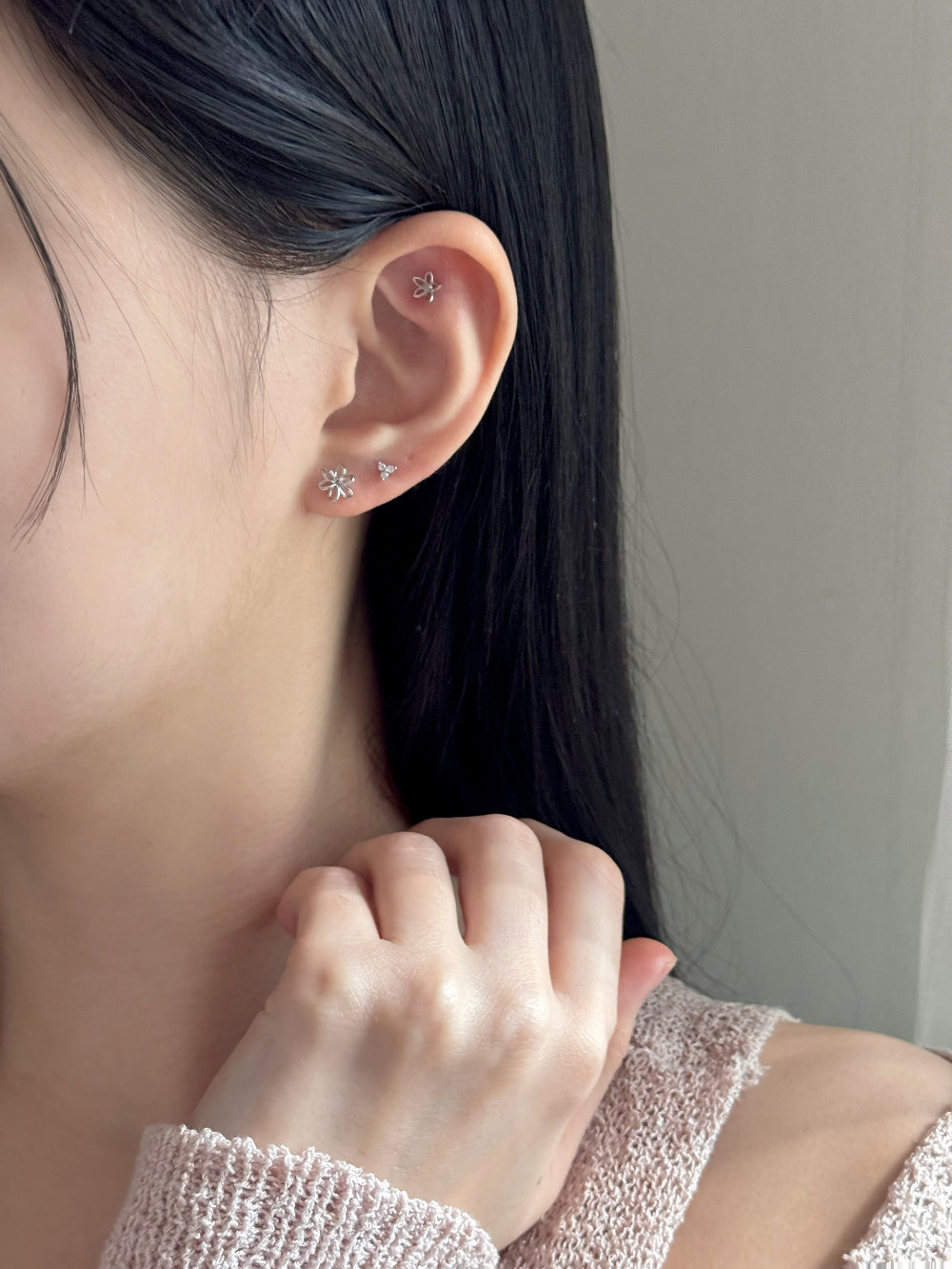 [5set] Heart &amp; Twinkle 16G Body Piercing Antique Unique y2k 