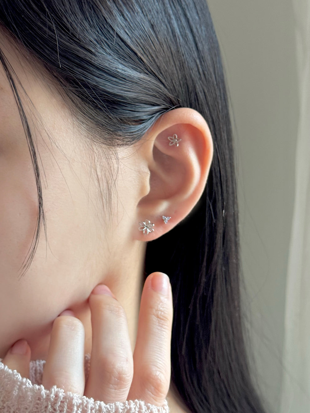 [5set] Heart &amp; Twinkle 16G Body Piercing Antique Unique y2k 