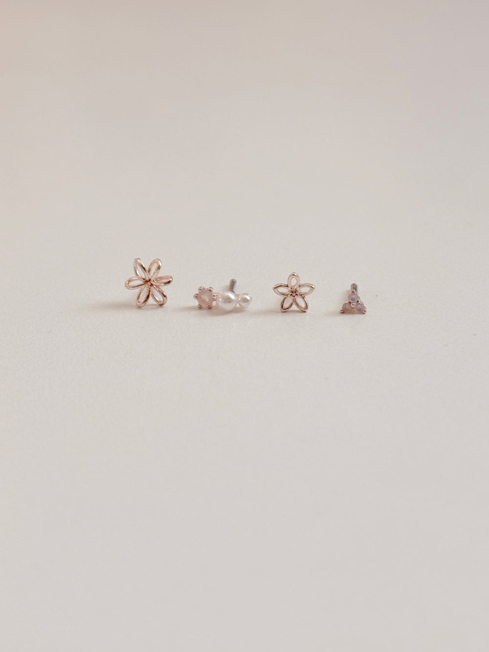 [5set] Heart &amp; Twinkle 16G Body Piercing Antique Unique y2k 