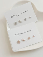 [5set] Heart &amp; Twinkle 16G Body Piercing Antique Unique y2k 