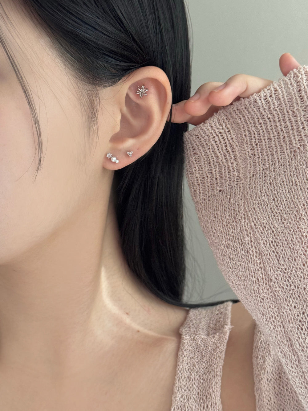 [5set] Heart &amp; Twinkle 16G Body Piercing Antique Unique y2k 