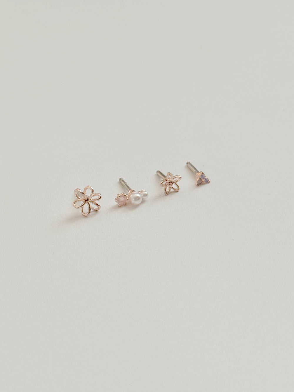 [5set] Heart &amp; Twinkle 16G Body Piercing Antique Unique y2k 