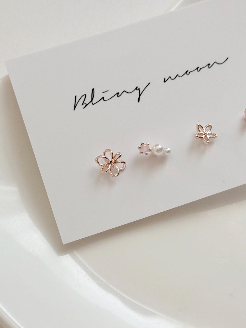 [5set] Heart &amp; Twinkle 16G Body Piercing Antique Unique y2k 