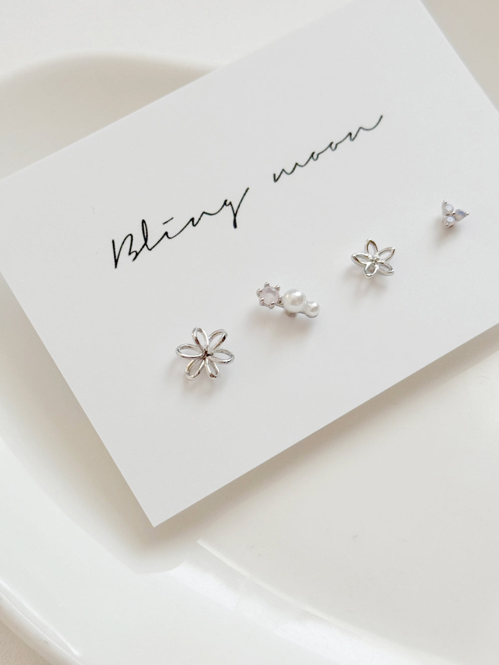 [5set] Heart &amp; Twinkle 16G Body Piercing Antique Unique y2k 