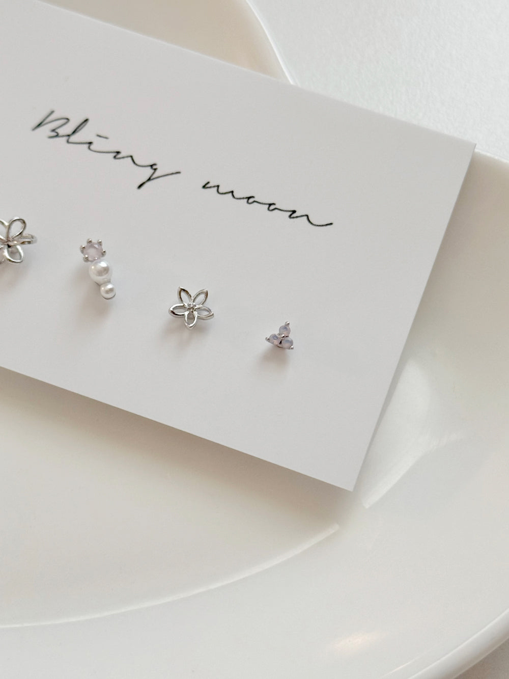[5set] Heart &amp; Twinkle 16G Body Piercing Antique Unique y2k 