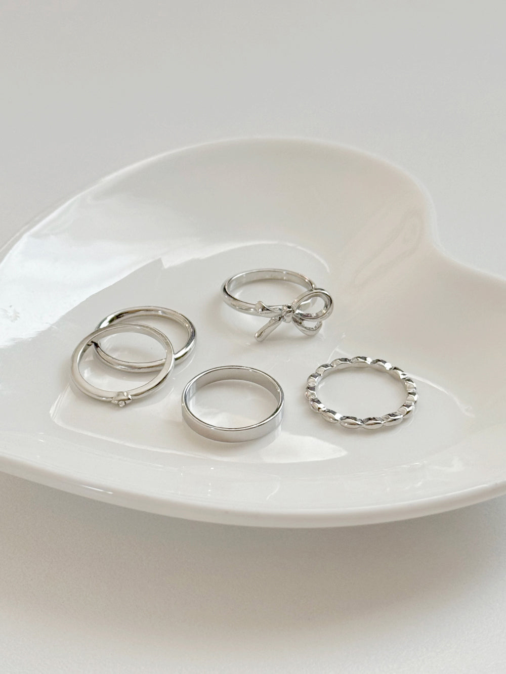 [5set] Heart &amp; Twinkle 16G Body Piercing Antique Unique y2k 