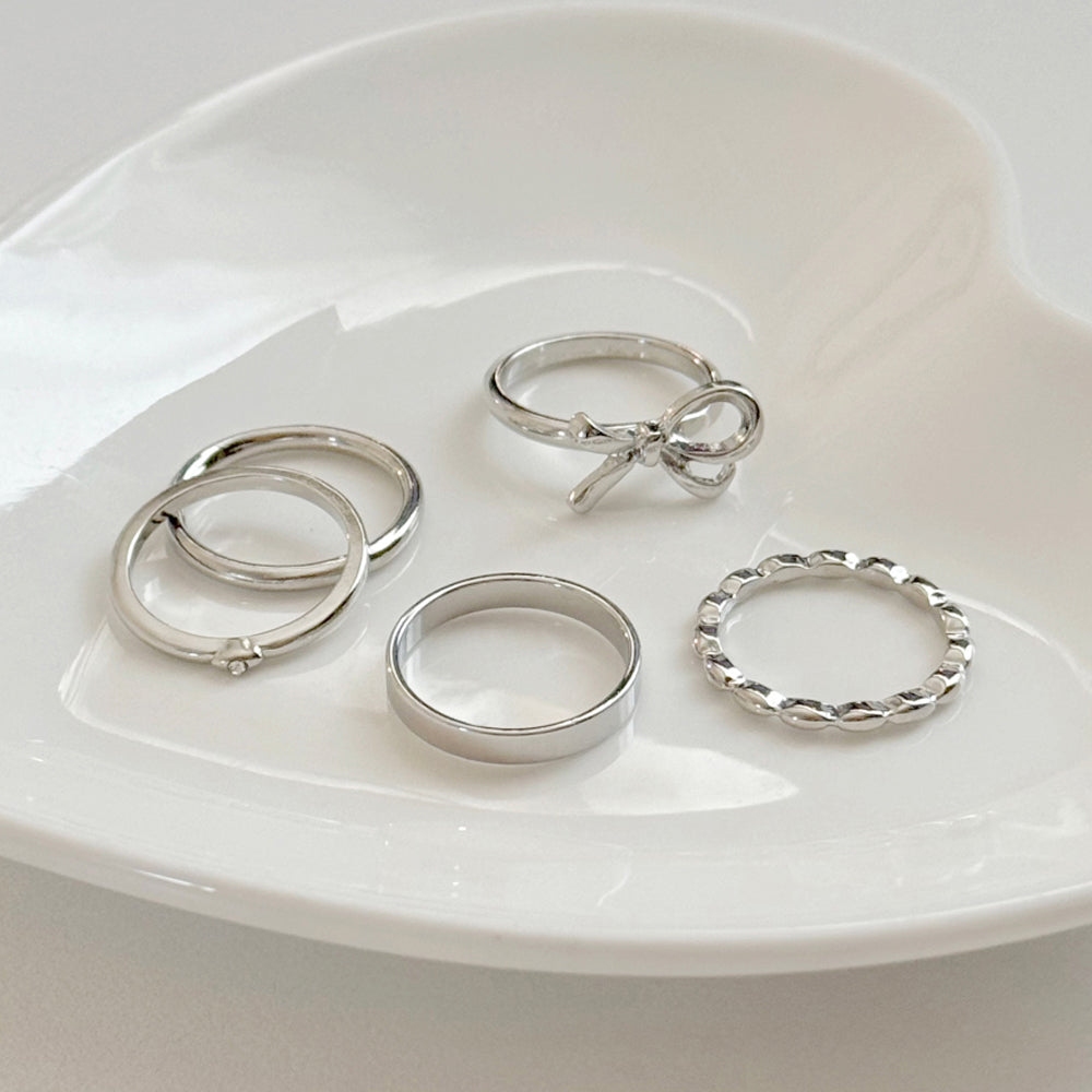 [5set] Heart &amp; Twinkle 16G Body Piercing Antique Unique y2k 