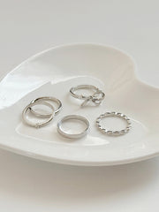 [5set] Heart &amp; Twinkle 16G Body Piercing Antique Unique y2k 
