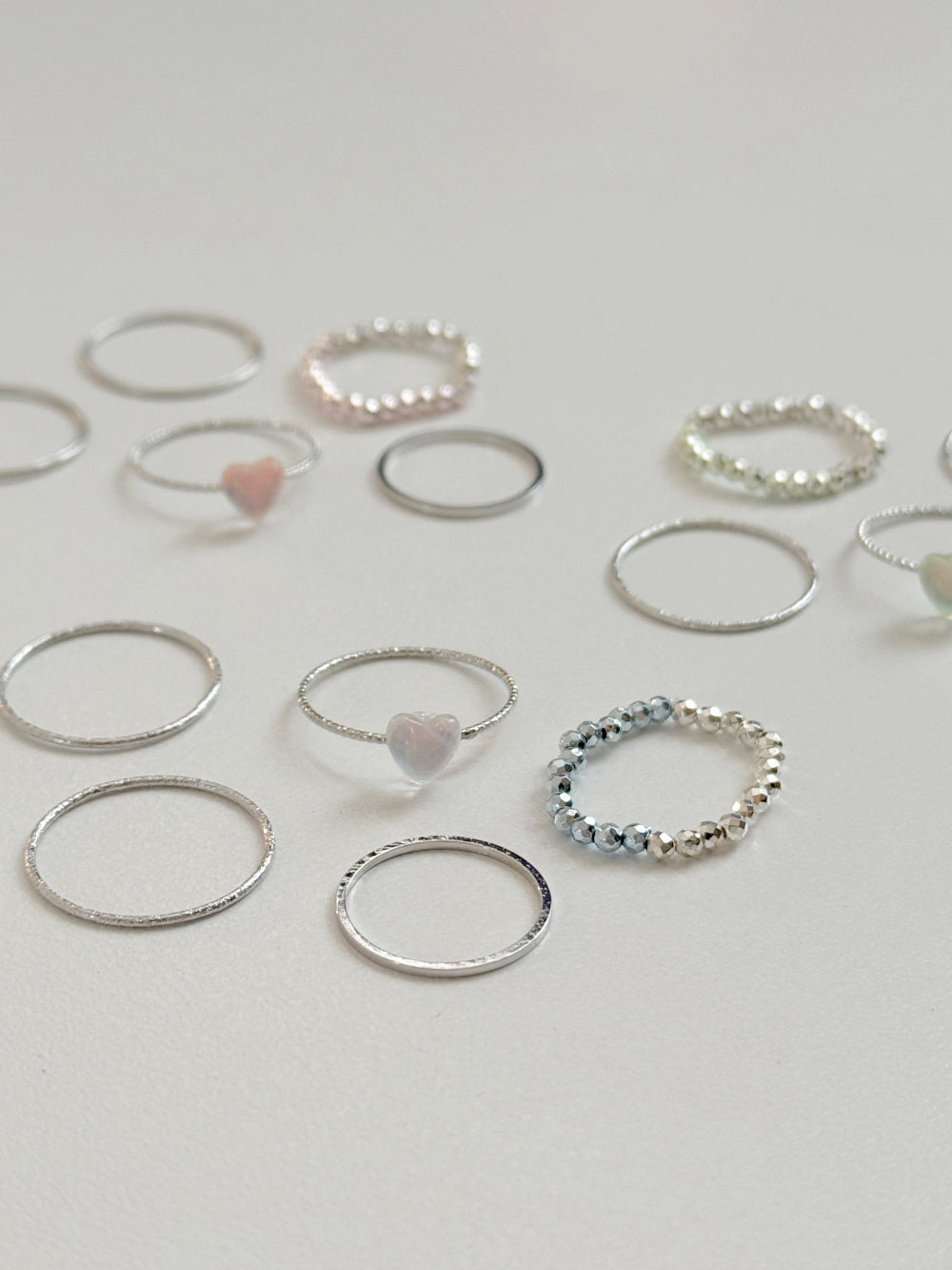 [5set] Heart &amp; Twinkle 16G Body Piercing Antique Unique y2k 