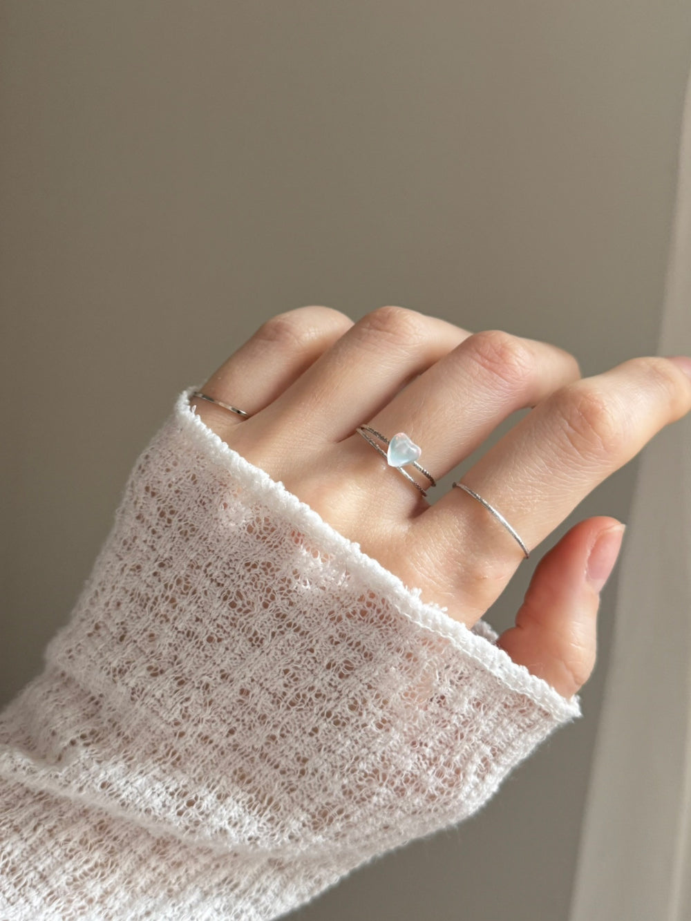 [5set] Heart &amp; Twinkle 16G Body Piercing Antique Unique y2k 