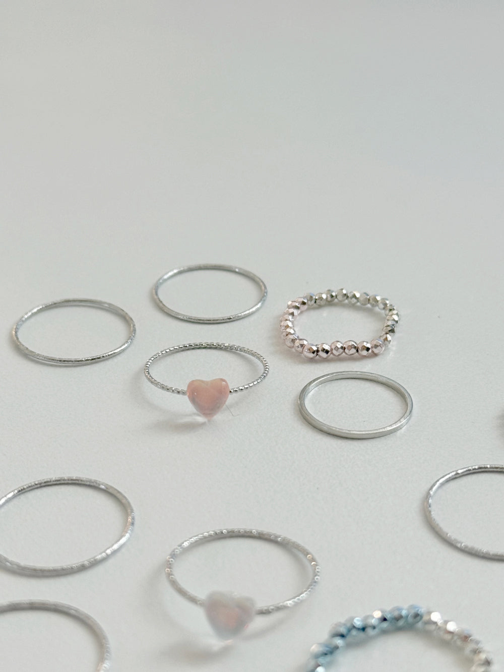 [5set] Heart &amp; Twinkle 16G Body Piercing Antique Unique y2k 