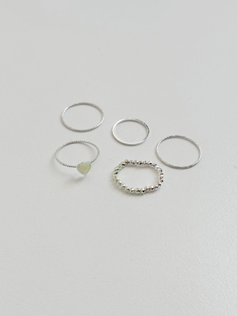 [5set] Heart &amp; Twinkle 16G Body Piercing Antique Unique y2k 