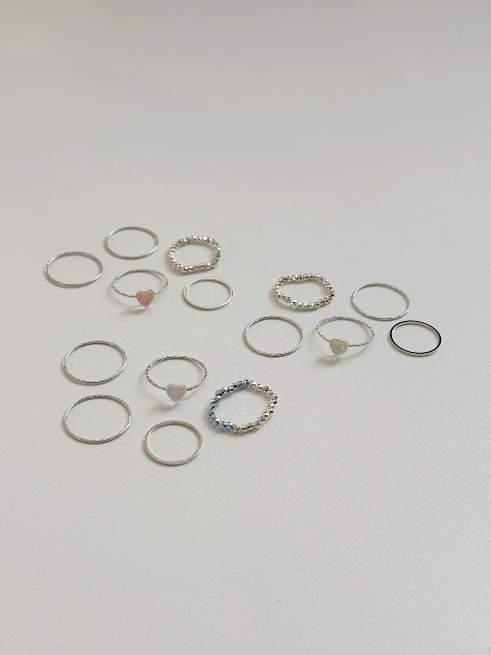 [5set] Heart &amp; Twinkle 16G Body Piercing Antique Unique y2k 